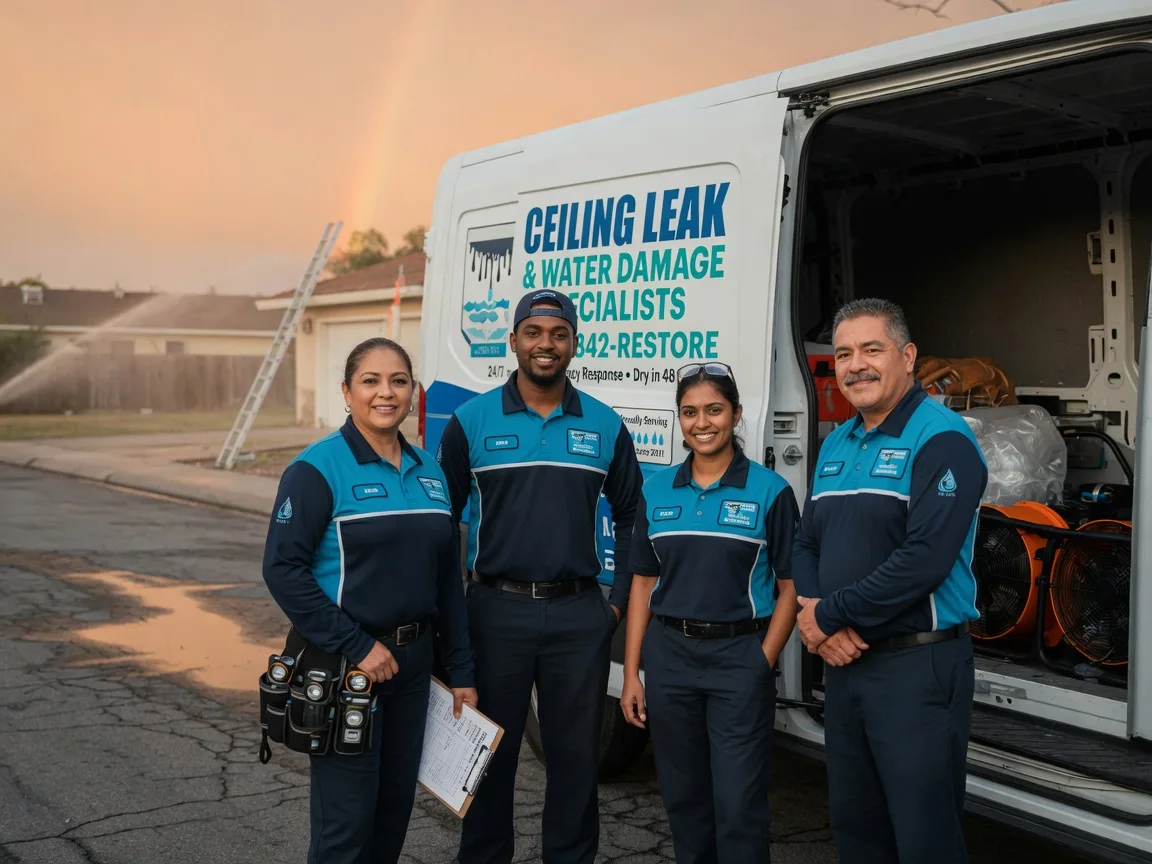 Ceiling Leak Cleanup company in Newtonsville, OH