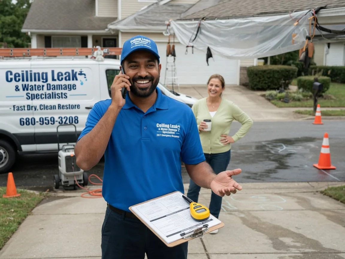 Ceiling Leak Cleanup Newtonsville, OH FAQs